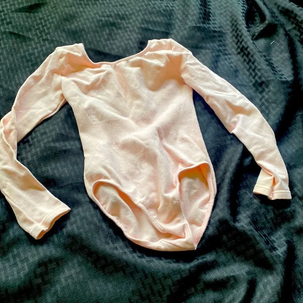 Revolution Dancewear pink ballet bodysuit child Small